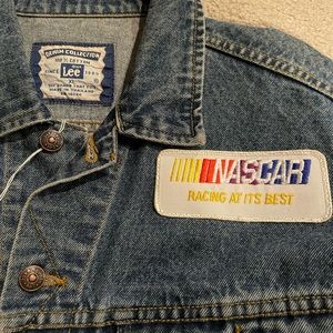 Vintage Lee NASCAR jean jacket